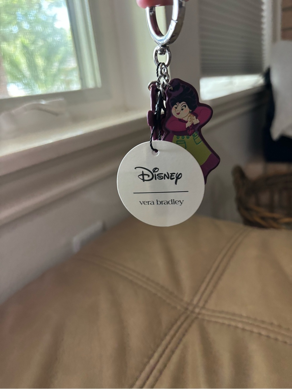 Vera Bradley x Disney Sanderson Sisters x Hocus Pocus Bag Charm - Picture 2 of 4